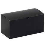 image of Black Colored Gift Boxes - 4.5 in x 9 in x 4.5 in - 3377