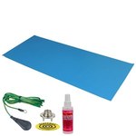 image of Desco 66212 ESD / Anti-Static Mat - 48 in x 24 in - Light Blue - DESCO 66212