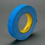 image of 3M Scotch 8916V Blue Filament Strapping Tape - 12 mm Width x 55 m Length - 6 mil Thick - 42392