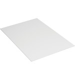 image of White White Plastic Sheets - 48 in x 96 in x 3/16 in - 2472