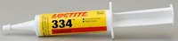 image of Loctite 334 Yellow One-Part Acrylic Adhesive - 25 ml Syringe - 33403