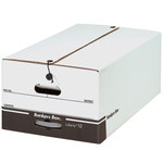 image of White File Storage Boxes - 15 in x 24 in x 10 1/2 in - 2333