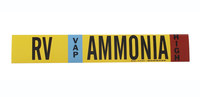 image of Brady 59936 Strap-On Pipe Marker - Ammonia - Polyester - B-681, B-883