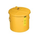 image of Justrite Safety Can 27616 - Yellow - 01068