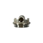 image of 3M Aqua-Pure HEAD-FLT,3/4NPT HORZ, SST Horizontal Head - Stainless Steel 3/4 in NPT - 00886