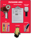 image of ACCUFORM AlumaLite Red/Black Packaging Area Board Kit - 22 in Width x 24 in Length - ACCUFORM PSB719RDBK