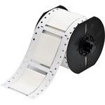 image of Brady Permasleeve B33D-1500-2-7642 Die-Cut Printer Sleeve - 2 in x 1 1/2 in - Polyolefin - White - B-7642 - 96755