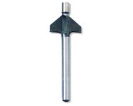 image of Dremel 618 Chamfer Router Bit 618 - Carbide Tipped - 1 Flute - 1/8 in Shank
