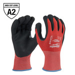 image of Milwaukee SMARTSWIPE Red/Black Large Cut-Resistant Glove - ANSI Cut Level 2 Cut Resistance - Acrylic Terry Insulation - 48-22-8927