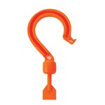 image of Ergodyne Squids 3510L Snap-Hook 33104, 19.7 in, Nylon, Orange