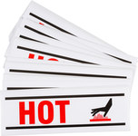 image of Brady Prinzing Rectangle White Equipment Safety Sign - 8817