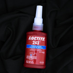 image of Loctite 243 Blue Threadlocker IDH:1329467 - Medium Strength - 50 ml Bottle - 43897