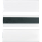 image of Hol-Dex Clear Plastic Hol-Dex Plastic Label Holders - 6 in Width - 2 in Height - SHP-10275
