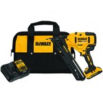 image of Dewalt 20V Max XR Angled Finish Nailer Kit DCN650D1 - 5.8 lb