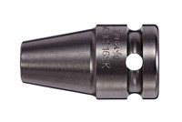 image of Vega Tools 5/16 in C-Ring Bit Holder 3HC516SK - 1/2 in-Square Shank - 4140 Steel - 1 3/4 in Length - Gunmetal Grey Finish - 00507