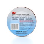image of 3M 764 Brown Marking Tape - 2 in Width x 36 yd Length - 5 mil Thick - 43450