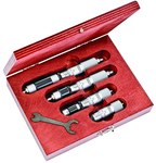 image of Starrett Fixed Range Inside Micrometer Set with Case - S824AZ