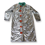 image of Chicago Protective Apparel Small Aluminized Carbonx Heat-Resistant Coat - 50 in Length - 603-ACX10 SM