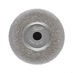 image of Milwaukee Buffing Wheel - Fine Grade - 2 1/2 in Diameter - 3/8 in Center Hole - 61382