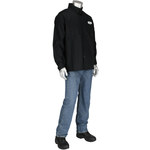 image of PIP Ironcat 7050 Black 2XL Cotton Welding Jacket - 662909-08711
