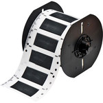 image of Brady B33D-500-2-342BK Die-Cut Printer Sleeve - 2 in x 1/2 in - Polyolefin - Black - B-342 - 96765