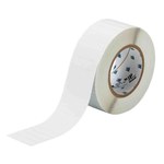 image of Brady THT-53-438-3 Die-Cut Printer Label Roll - 2 in x 1/2 in - Polyester - Silver - B-438 - 20891