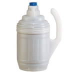image of Justrite Clear Polyethylene Bottle Jacket - 14 in Height - 697841-00535