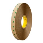 image of 3M 9505 Clear Transfer Tape - 54 in Width x 180 yd Length - 4.9 mil Thick - Polycoated Kraft Paper Liner - 68761