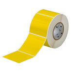 image of Brady THT-161-8591-1-YL Die-Cut Printer Label Roll - 4 in x 4 in - Polyester - Yellow - B-8591 - 58815