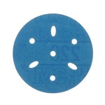image of 3M Hookit Blue Abrasive Ceramic Aluminum Oxide Hook & Loop Disc - 3 in Diameter Multi-Hole Vacuum Holes - 36148