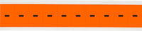 image of Brady 6560-DSH Punctuation Label - Black on Orange - 7/8 in x 1 1/2 in - B-946 - 65636