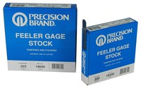 image of Precision Brand Spring Steel Feeler Gage 19H1 - 1/2 in Width x 25 ft Length x 0.001 in Thick