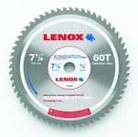 image of Lenox Metal Cutting Circular Saw Blade 21882AL714060CT - 7-1/4 in Diameter - Titanium Carbide