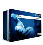image of Sempermed SemperSure SUNF Blue Large Powder Free Disposable Gloves - Medical Exam Grade - Rough Finish - SUNF204