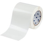 image of Brady LAM-4000-910 Clear Polyester Overlaminate Roll - 4.5 in Width - 120 ft Length - Roll - B-910