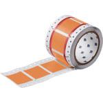 image of Brady Permasleeve 2HX-1000-2-OR-4 Die-Cut Printer Sleeve - 0.492 in x 1.236 in - Polyolefin - Orange - B-7642 - 81892