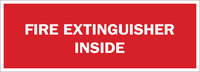 image of Brady B-302 Polyester Red Fire Equipment Sign - 14 in Width x 5 in Height - Laminated - 85269