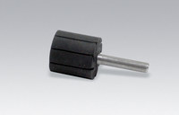 image of Dynabrade Slotted Deburring Wheel - Shank Attachment - 1 in Diameter - 1 in Thickness - 92910