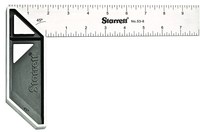 image of Starrett Stainless Steel Carpenters' Try Square - 8 in Length - 1 3/4 in Wide - 1/16 in Thick - K53-8-N