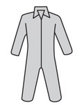 image of West Chester Disposable General Purpose & Work Coveralls C3900/L - Size Large - Gray - 039002