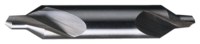 image of Bassett 60° Combined Drill & Countersink B53432 - #2 - Carbide - 2 Flute - 0.1875 in Straight Shank