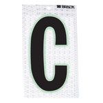 image of Brady 3000-C Letter Label - Black on Silver - 1 1/2 in x 2 3/8 in - B-309 - 03331