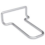 image of Akro-Mils Louvered Rack Panel Hook - 3 in Overall Length - LPP3NL