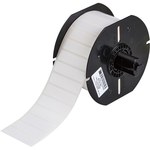image of Brady Workhorse B33-53-7425 Die-Cut Printer Label Roll - 2 in x 0.5 in - Polypropylene - White - B-7425 - 58127