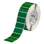 image of Brady THTEP-173-593-.5GN Die-Cut Printer Label Roll - 2 in x 1 in - Polyester - Green - B-593 - 57179