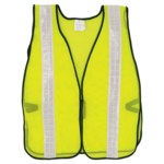 image of Global Glove FrogWear HV High-Visibility Safety Vest GLO-10-G-2IN - Size Universal - High-Visibility Yellow/Green