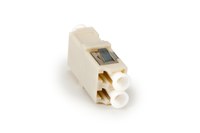 image of 3M 6613 Beige Fiber Adapter - LC/UPC/Duplex Connector - 19044