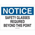 image of Brady B-302 Polyester Rectangle White PPE Sign - 5 in Width x 3.5 in Height - Laminated - 87779