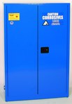 Eagle 45 gal Blue Steel Hazardous Material Storage Cabinet - 43 in Width - 65 in Height - Floor Standing - 048441-33210