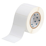 image of Brady THT-19-488-1 Die-Cut Printer Label Roll - 3 in x 2 in - Polyester - White - B-488 - 29898